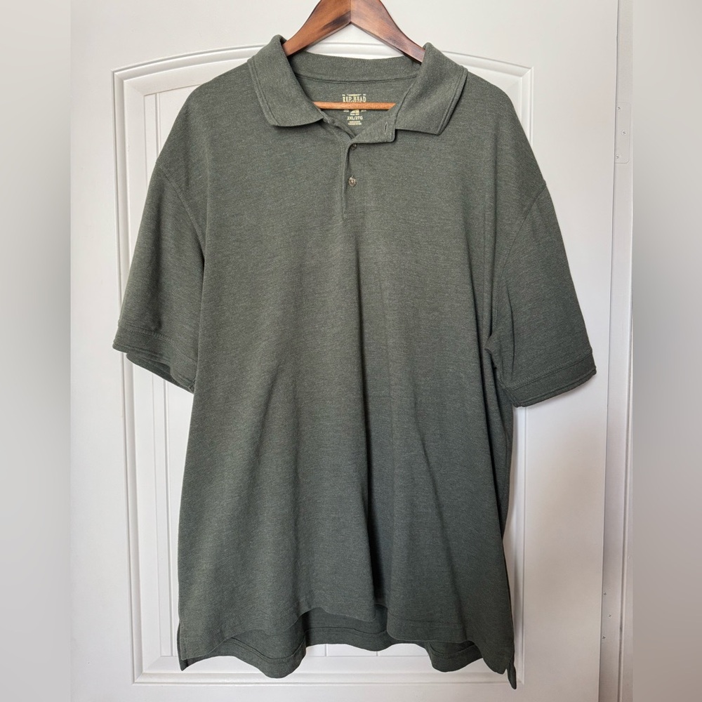 Men’s Red Head Brand Green Polo. Size 2XL.